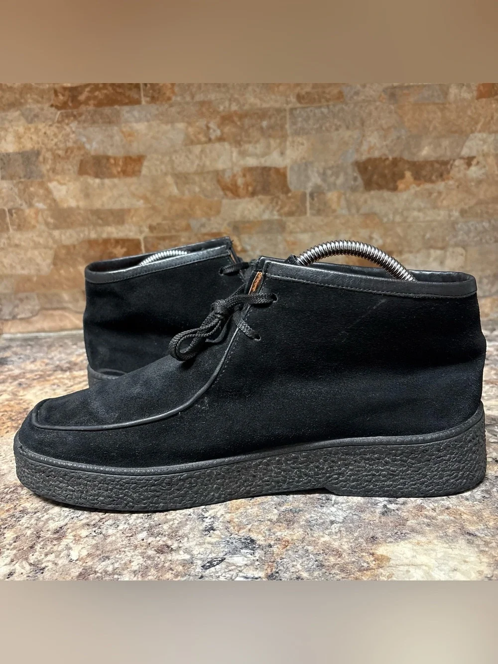 Vintage Y2K FUBU Black Suede Shoes Size 11